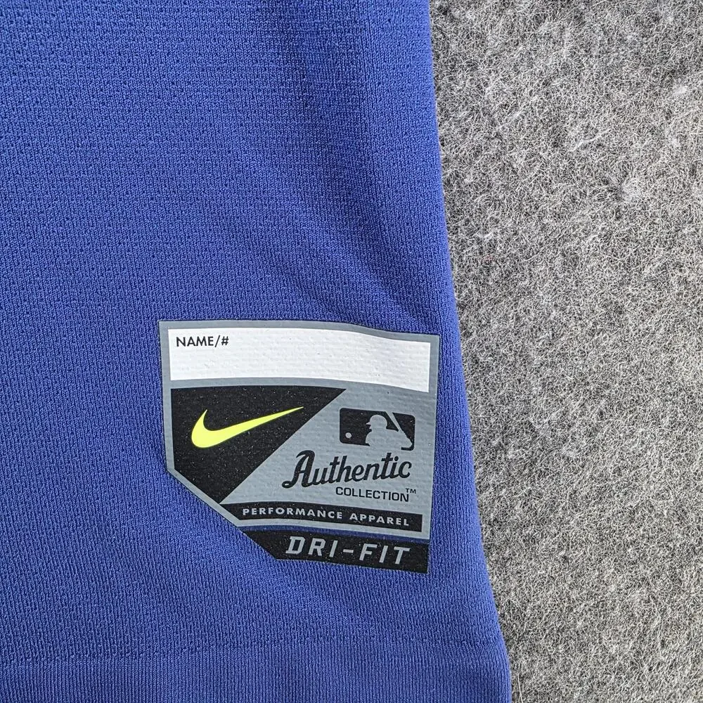 Kansas City Royals Shirt Mens M Blue MLB Baseball Nike Pro Dri-FIT Long Sleeve